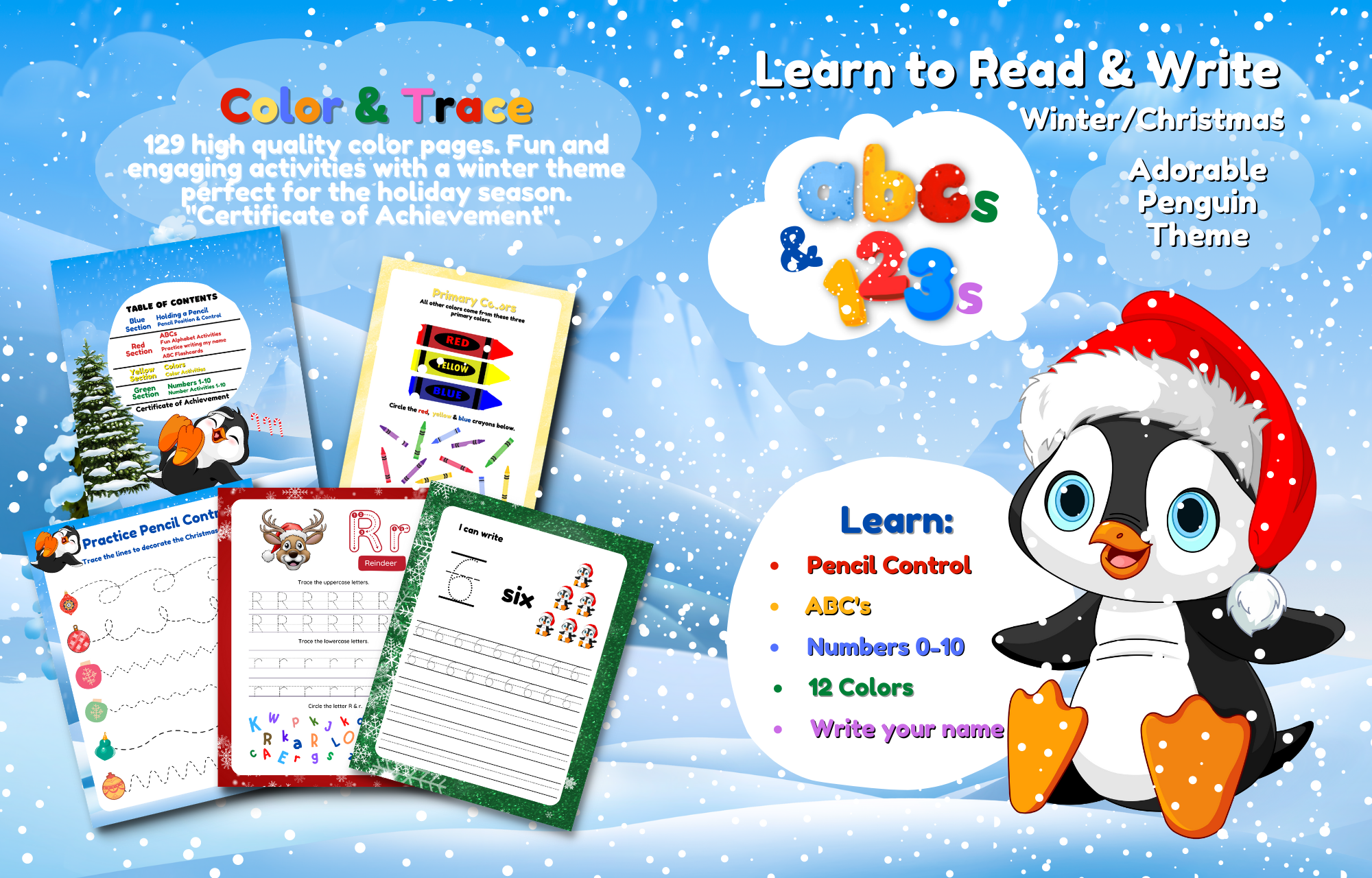 Learn ABCs&. 123s -Winter