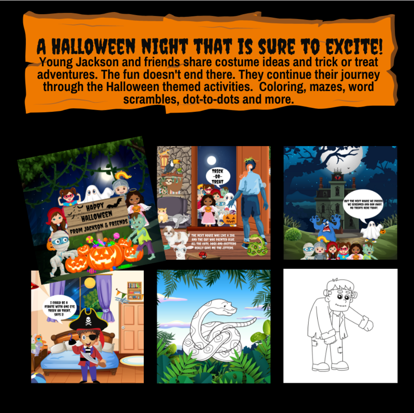 Halloween Story Back Cover