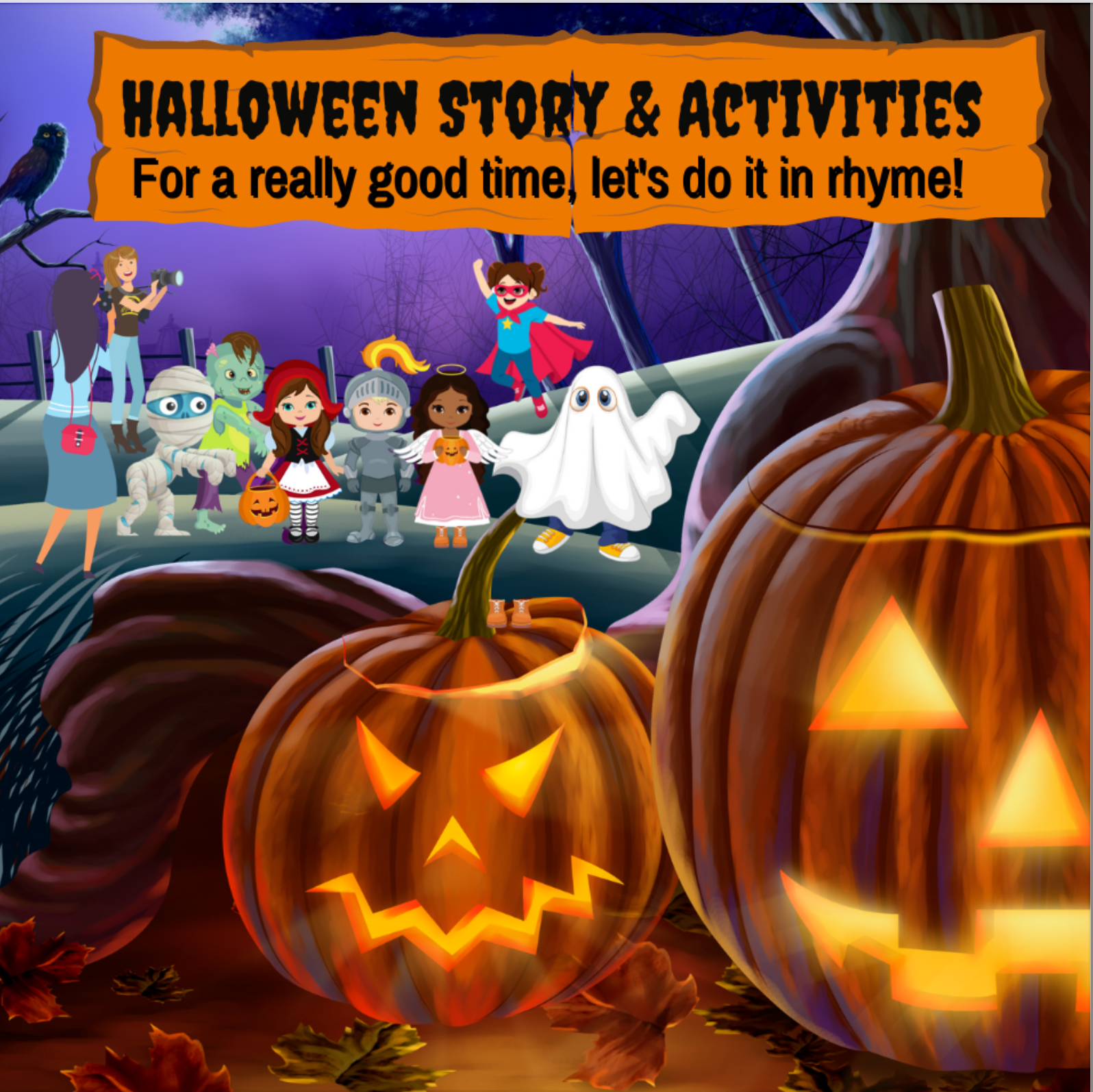 Halloween Story Back Cover