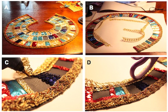 make egyptian costume