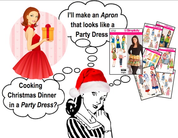 make holiday apron 1a